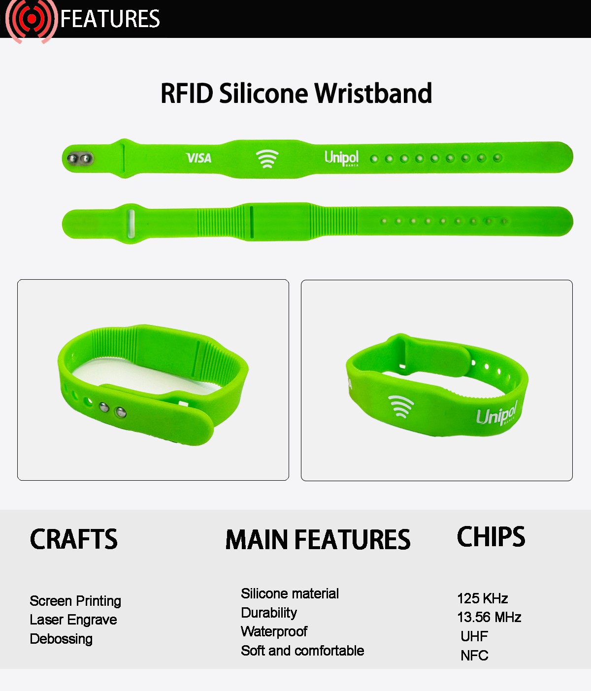 Bracelet musical NFC