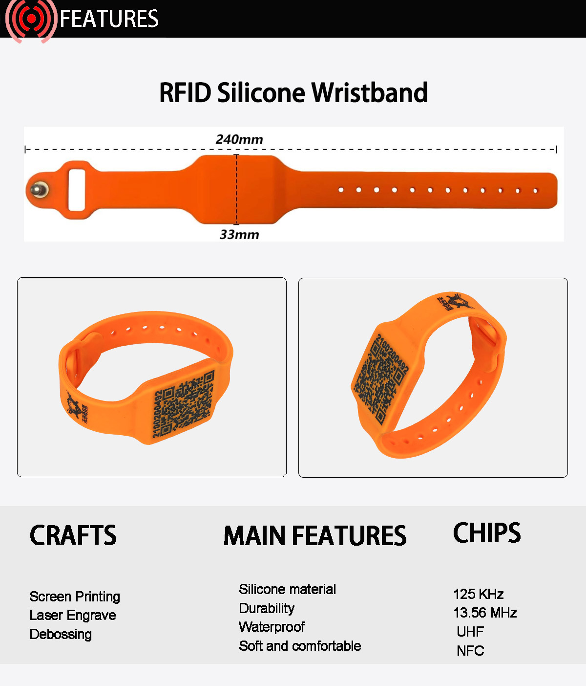 Bracelet RFID