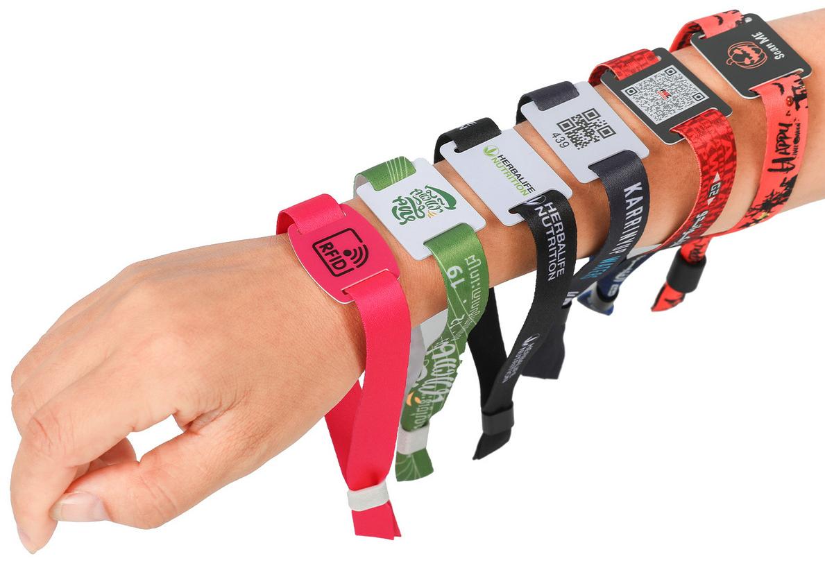 Bracelet en tissu RFID